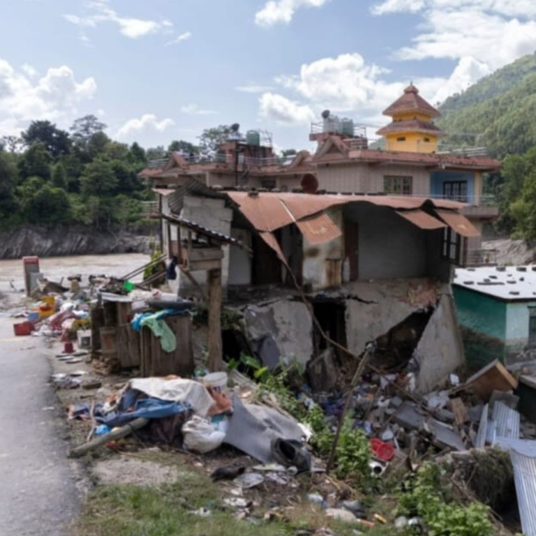 nepal flood and devestation to lgbt+ boy home