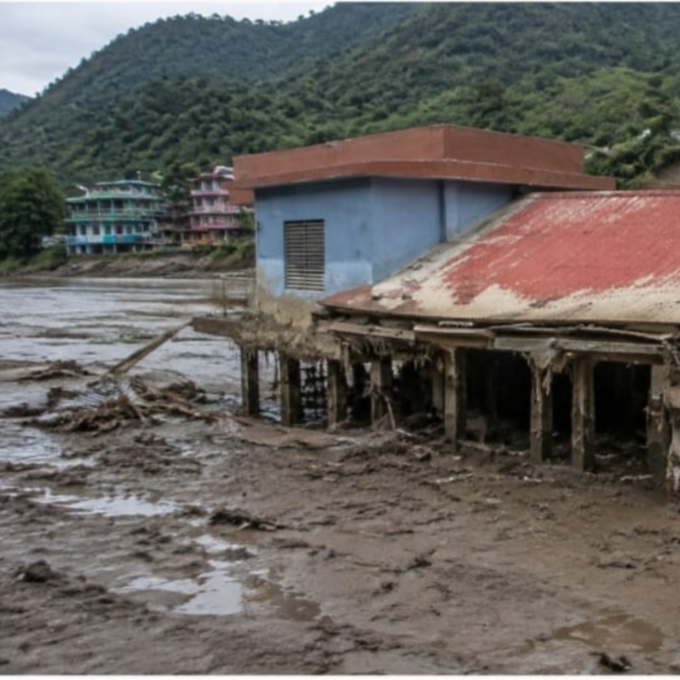 roshans home devastated by the nepal flood waters